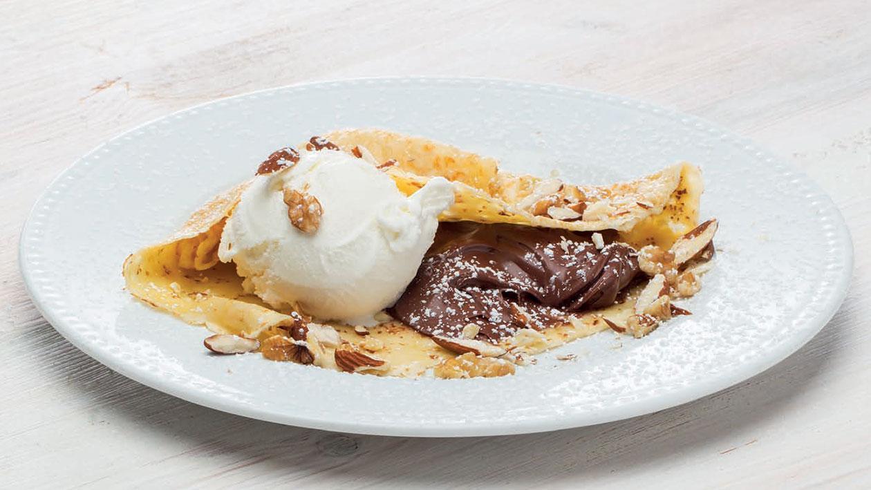 Crepe Chocolate e Nata