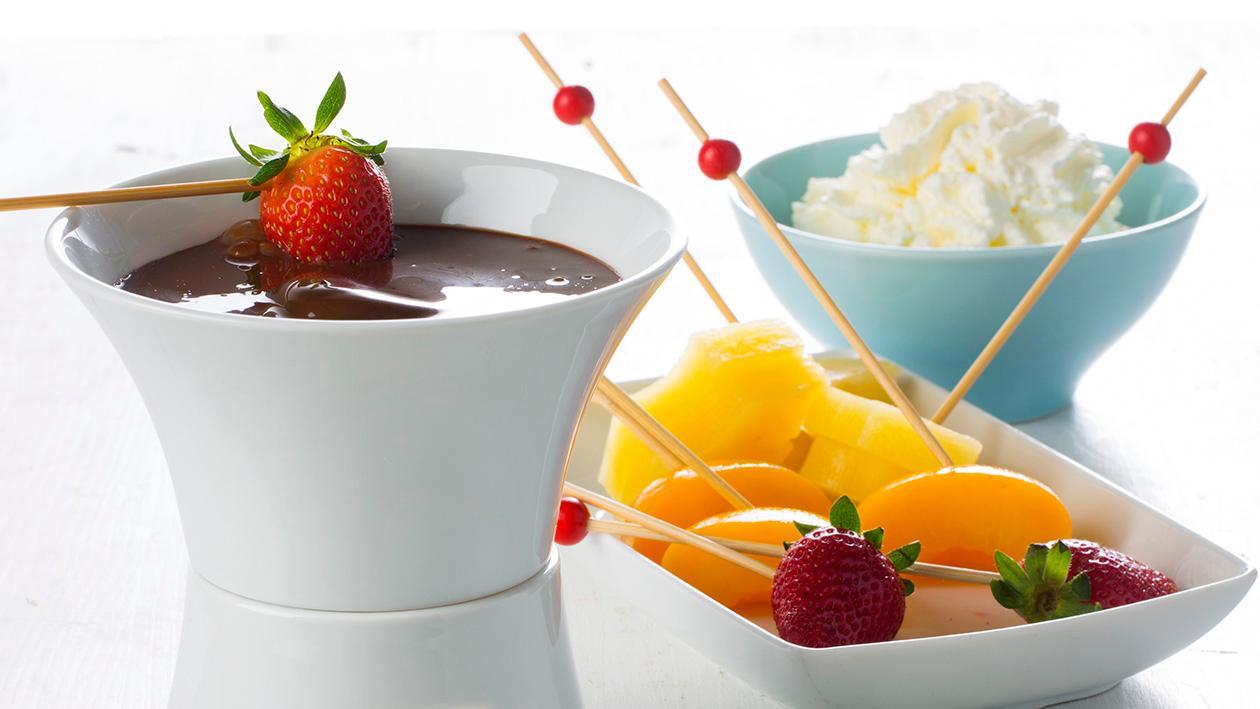 Fondue de Chocolate com Fruta Unilever Food Solutions