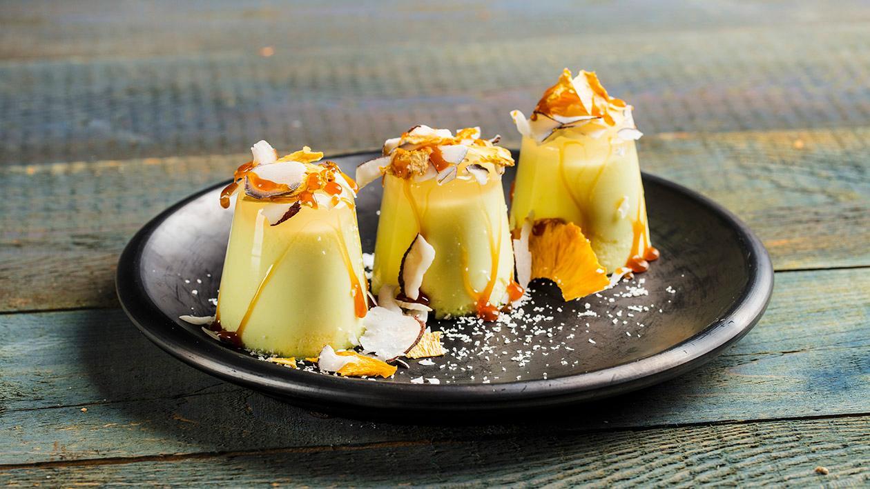 Gelatina de Ananás e Côco