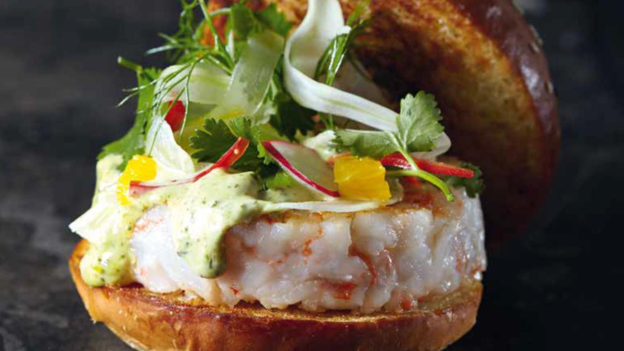 Hambúrguer de Camarão