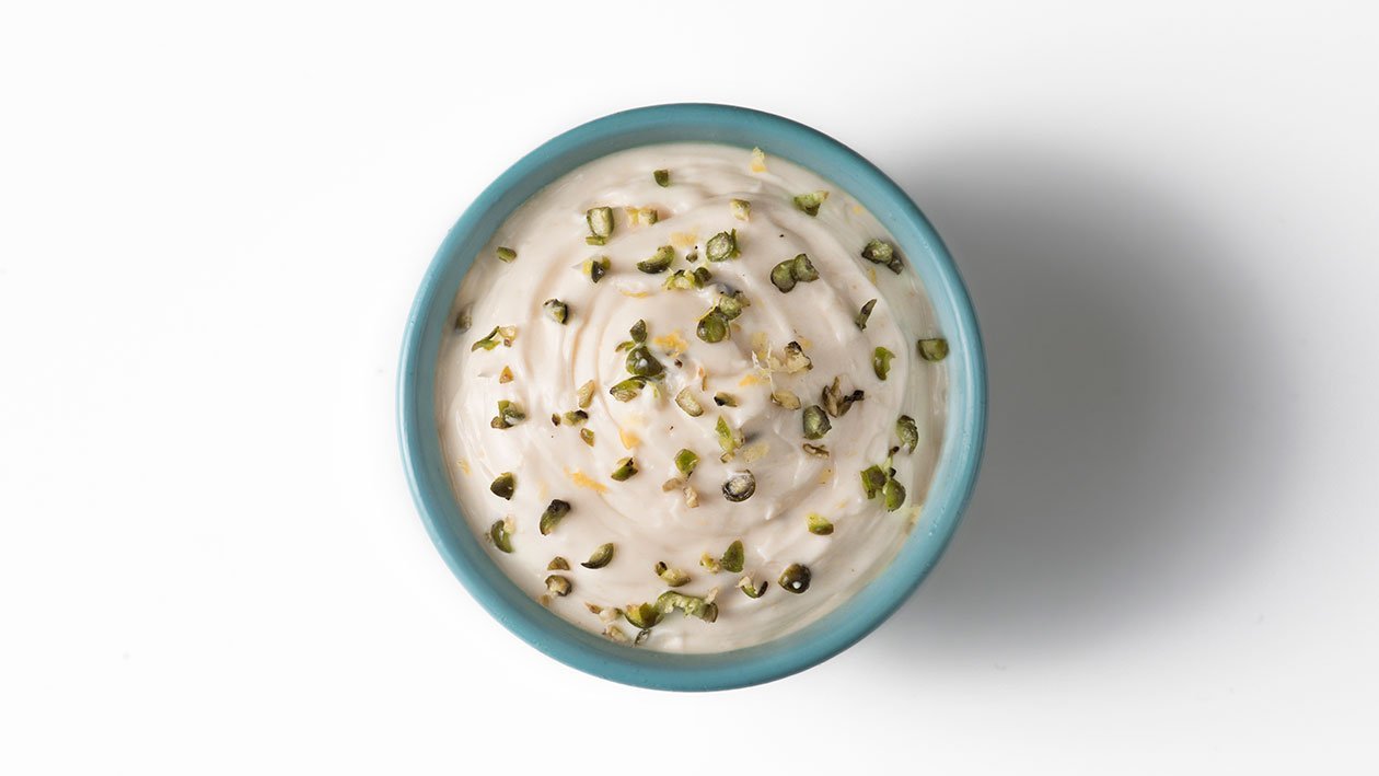 Maionese de Gengibre e Pimenta Verde