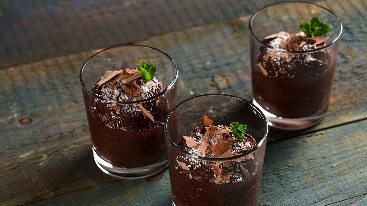 Mousse de Chocolate e Côco