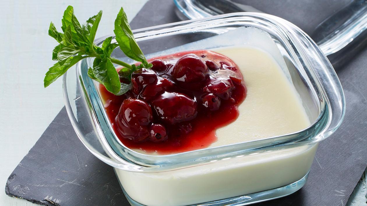 Panna Cotta com Frutos Silvestres