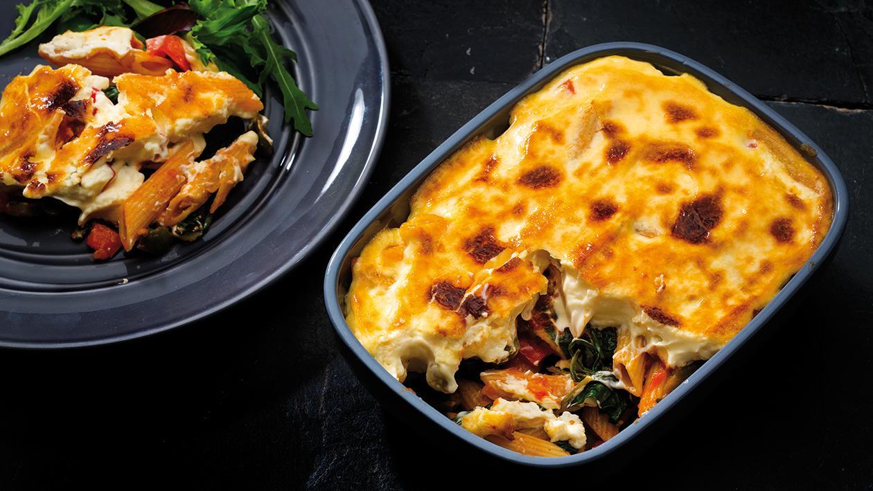 Penne Vegetariano Gratinado