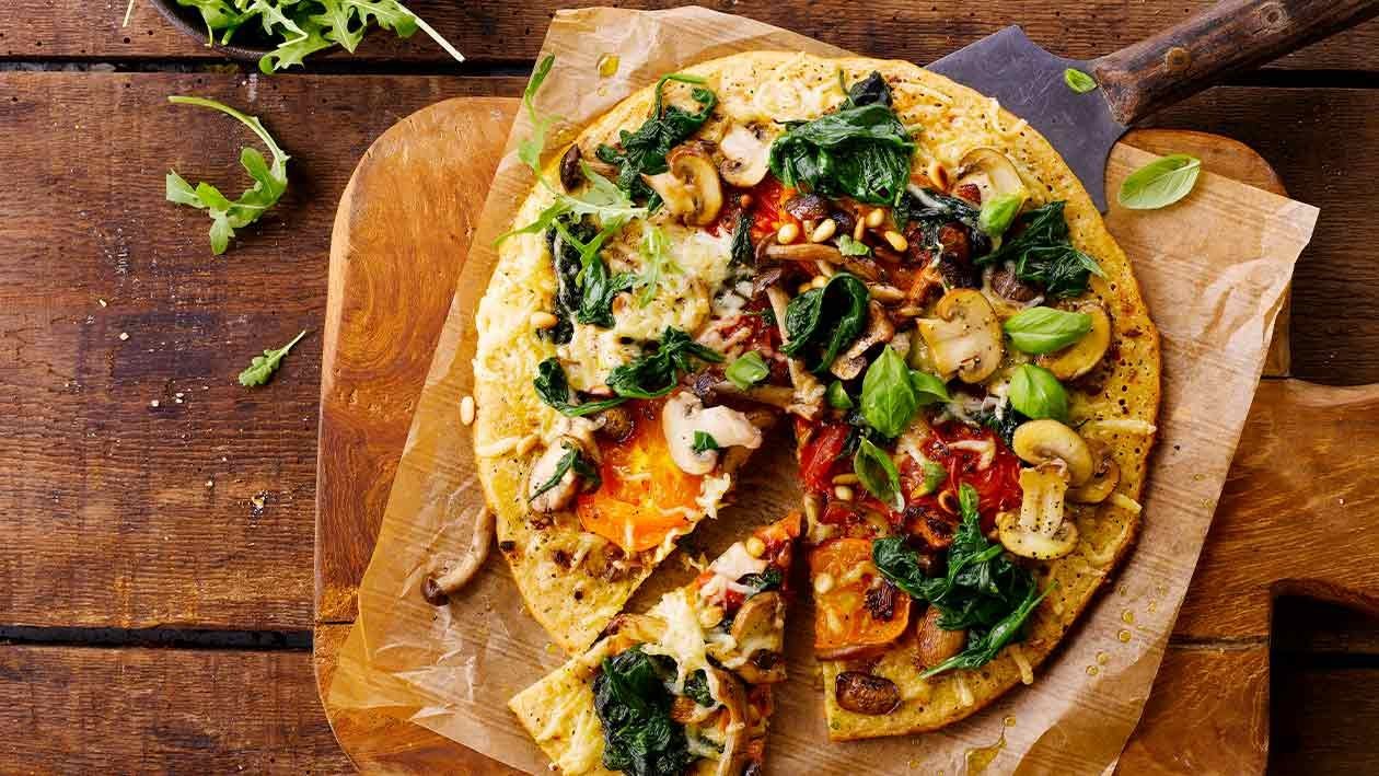 Pizza de vegetais