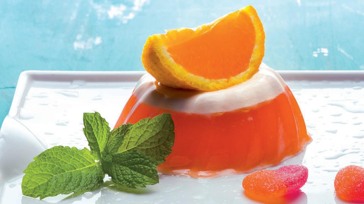 Pudim de Gelatina de Laranja