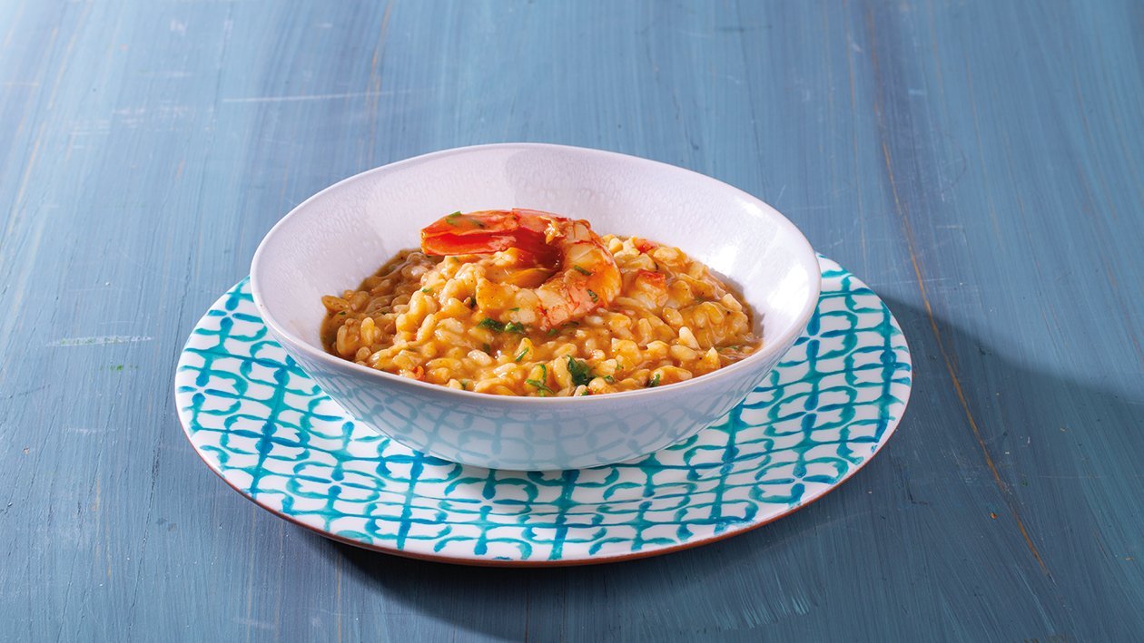 Risotto de Gambas al Ajillo