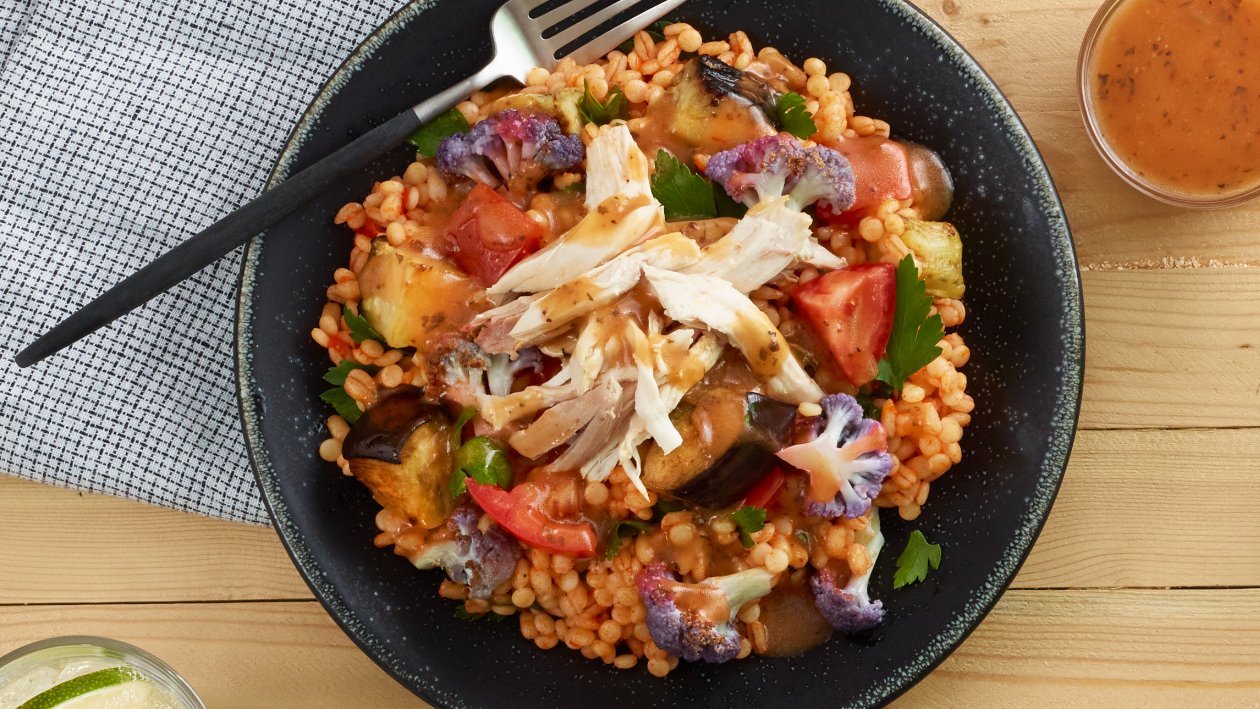 Salada de Couscous com Frango
