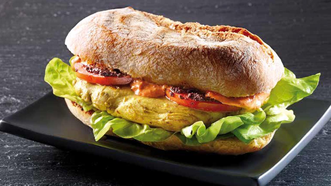 Sanduíche de Frango Picante