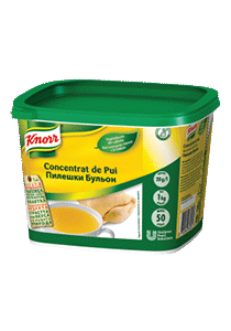 Knorr Concentrat de Pui - Surprinde-ti clientii cu un gust intensificat al preparatelor cu baza de pui. Knorr Concentrat de Pui - Surprinde-ti clientii cu un gust intensificat al preparatelor cu baza de pui.