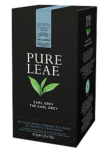 Pure Leaf Earl Grey 25 plicuri - O experienta exceptionala a ceaiului incepe cu o simpla frunza. Si se incheie cu o servire impecabila.