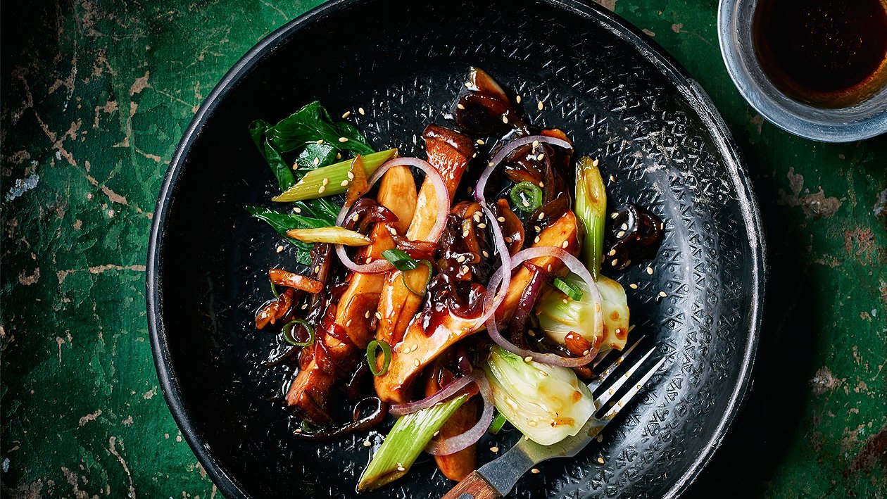 Ciuperci Oyster Teriyaki Ciuperci Oyster Teriyaki