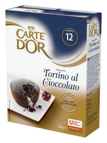 CARTE D'OR Десерт Шоколадный фондан Сухая смесь (520г) -