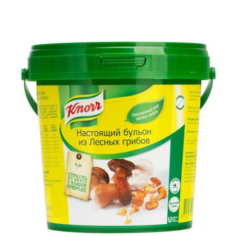 KNORR Настоящий бульон из лесных грибов Сухая смесь (750г) -