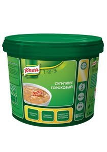 KNORR Суп-пюре Гороховый Сухая смесь (1,8кг) -