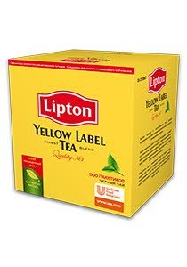Lipton Yellow Label черный чай, 500 пак. - Lipton Yellow Label черный чай, 500 пак. -