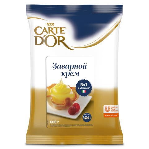 Десерт Carte D’Or Заварной Крем, 600 гр - Десерт Carte D’Or Заварной Крем, 600 гр -