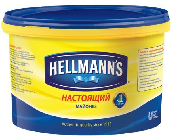 Майонез "Настоящий" 78% жирности, 5 кг - Майонез "Настоящий" 78% жирности, 5 кг -