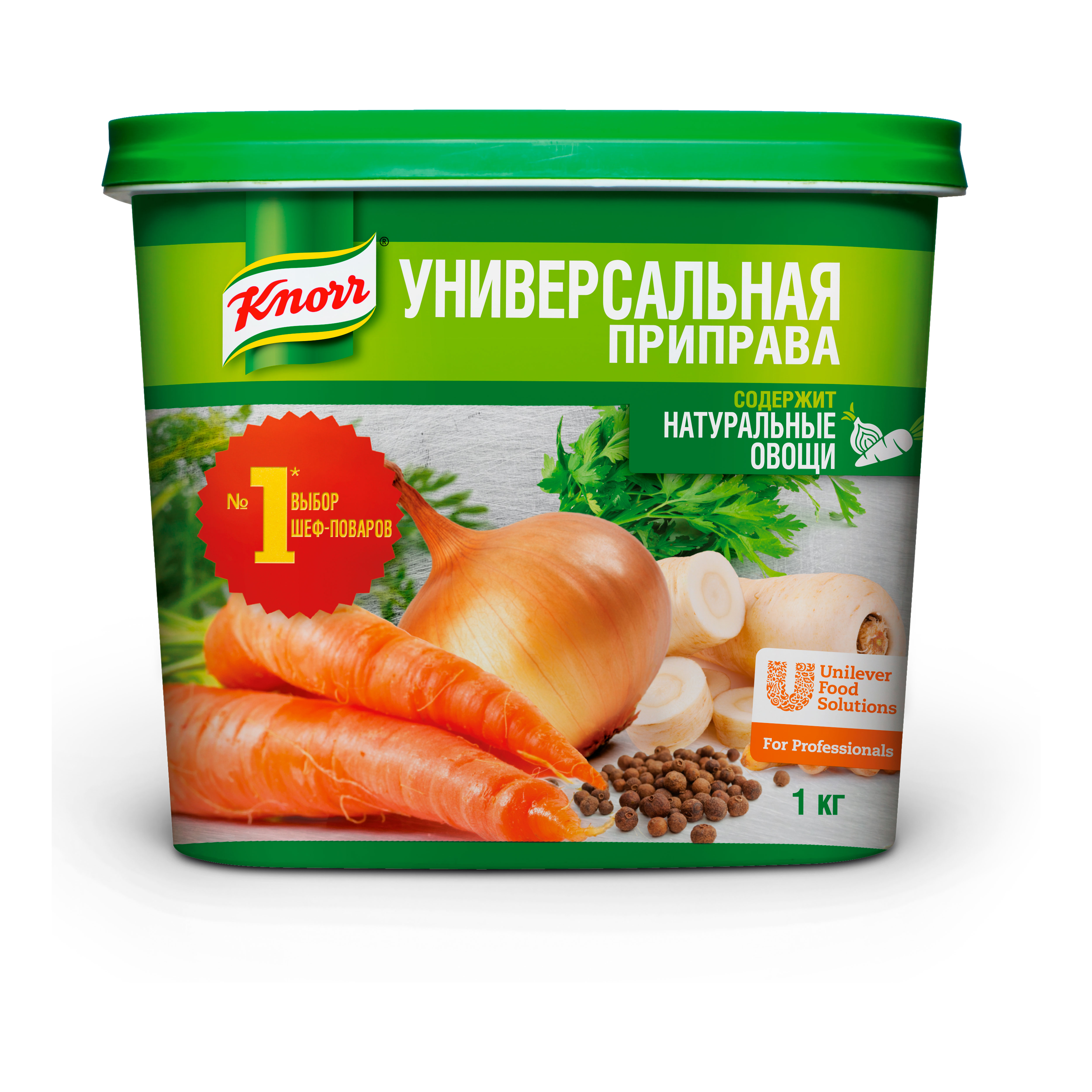 KNORR Универсальная овощная приправа Сухая смесь (1кг) - KNORR Универсальная приправа придаст вашим блюдам насыщенный вкус и аромат натуральных овощей.