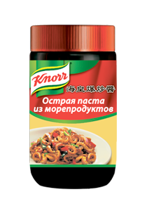 Острая паста из морепродуктов (0,5кг) - Соус, который придаст пикантную остроту и неповторимый аромат сычуаньской кухни вашим блюдам. Острая паста из морепродуктов (0,5кг) - Соус, который придаст пикантную остроту и неповторимый аромат сычуаньской кухни вашим блюдам.