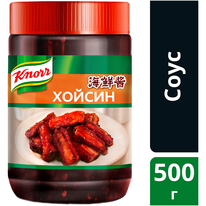 Соус Хойсин (0,5кг) - KNORR Хойсин обладает сладким пряным вкусом и придаст блюдам насыщенный темно-красный цвет. Соус Хойсин (0,5кг) - KNORR Хойсин обладает сладким пряным вкусом и придаст блюдам насыщенный темно-красный цвет.