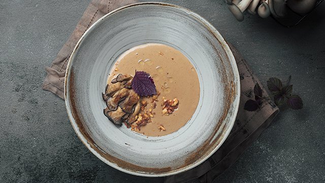 Грибной суп с вешенками Грибной суп с вешенками