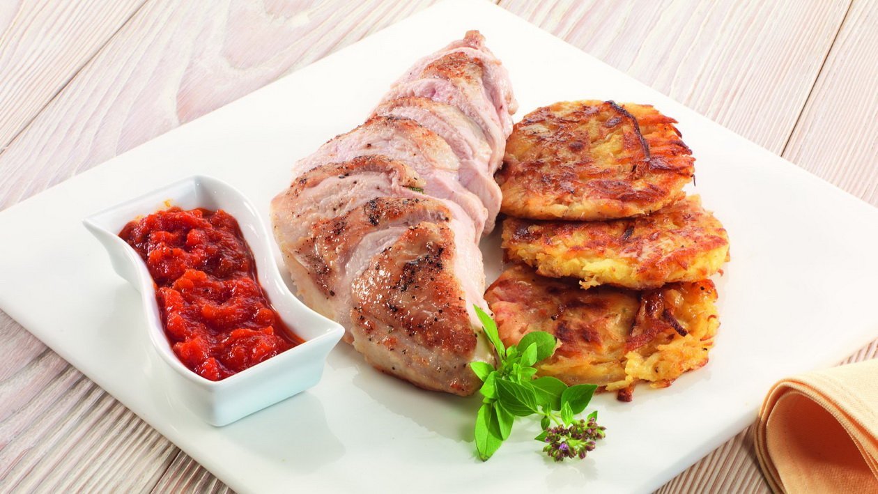 Курица с картофельными рости Курица с картофельными рости