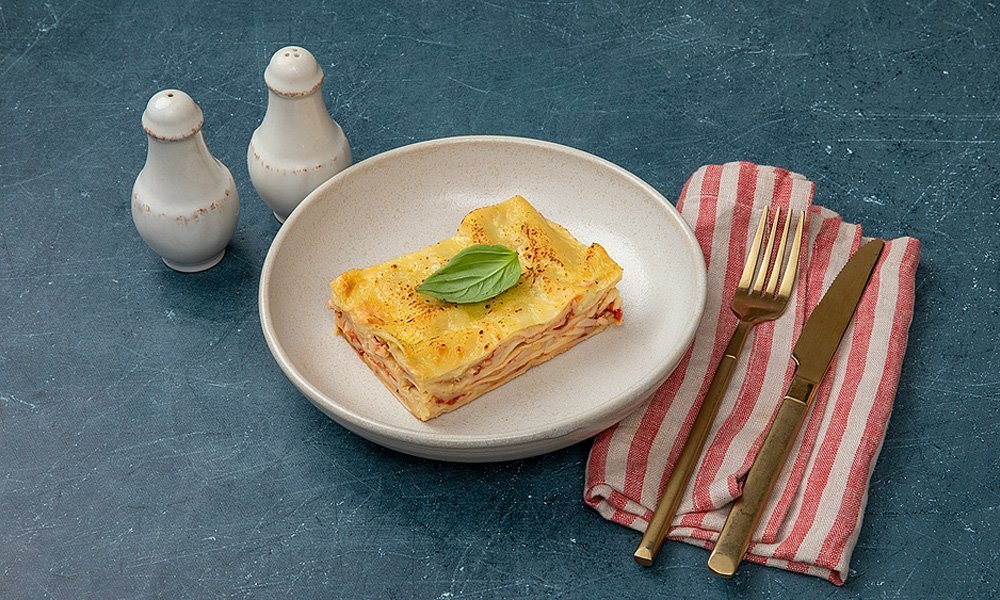 Лазанья с кальмарами и кабачком Лазанья с кальмарами и кабачком