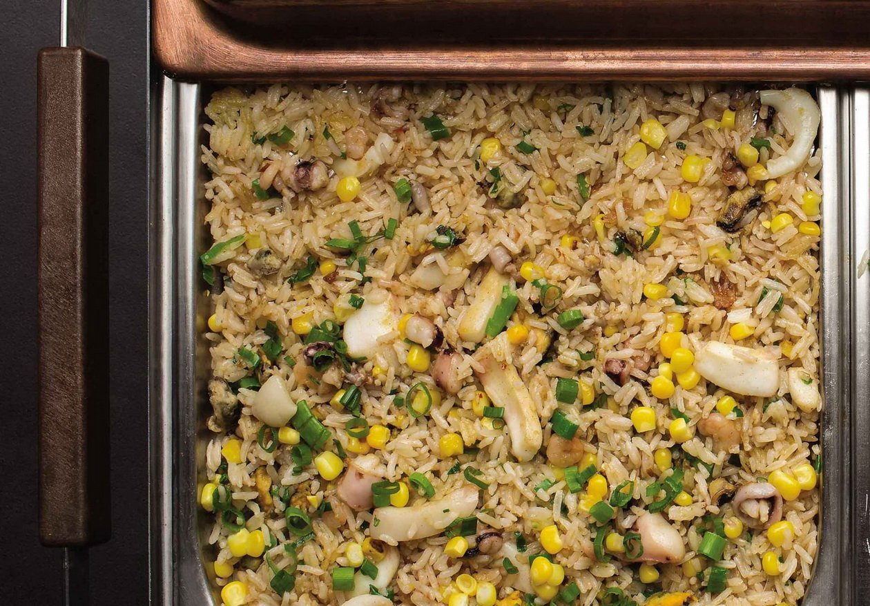 Рис с морепродуктами Рис с морепродуктами