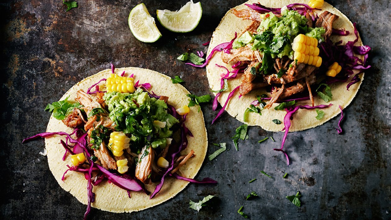 Tacos з рубленою свининою та підсмаженим ананасом – Рецепти Tacos з рубленою свининою та підсмаженим ананасом – Рецепти