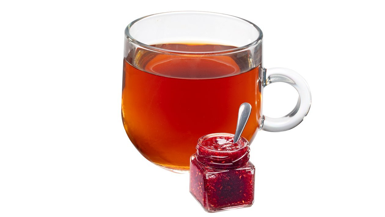 Čaj s domácou marmeládou Čaj s domácou marmeládou