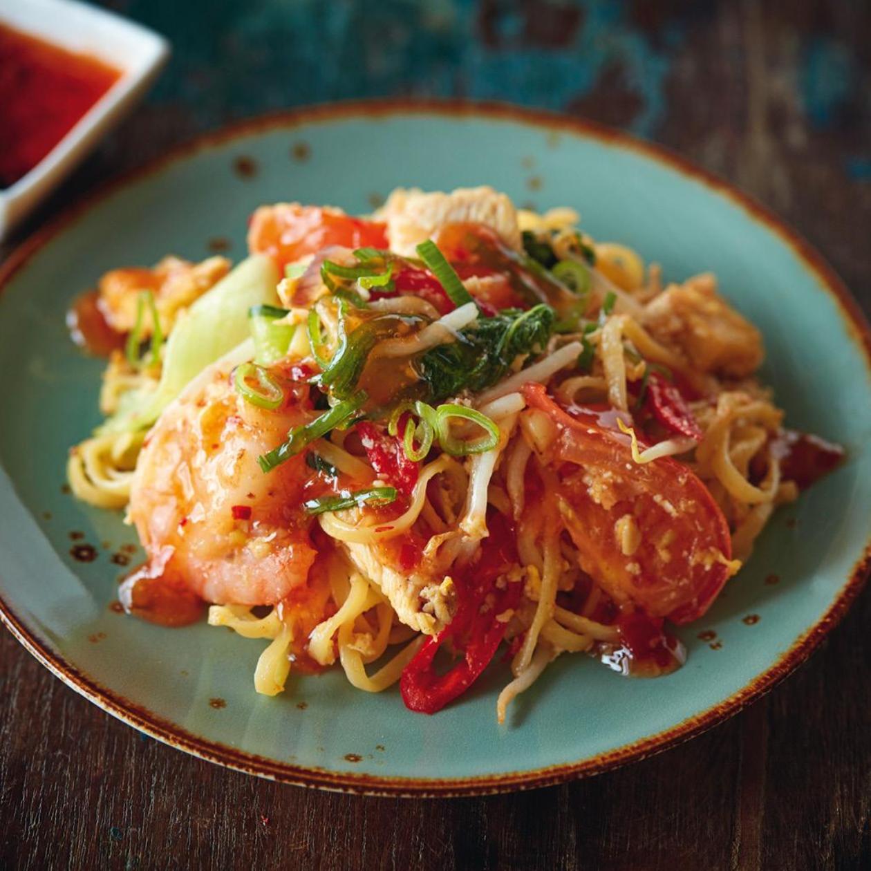 Opekané cestoviny Bami Goreng Opekané cestoviny Bami Goreng