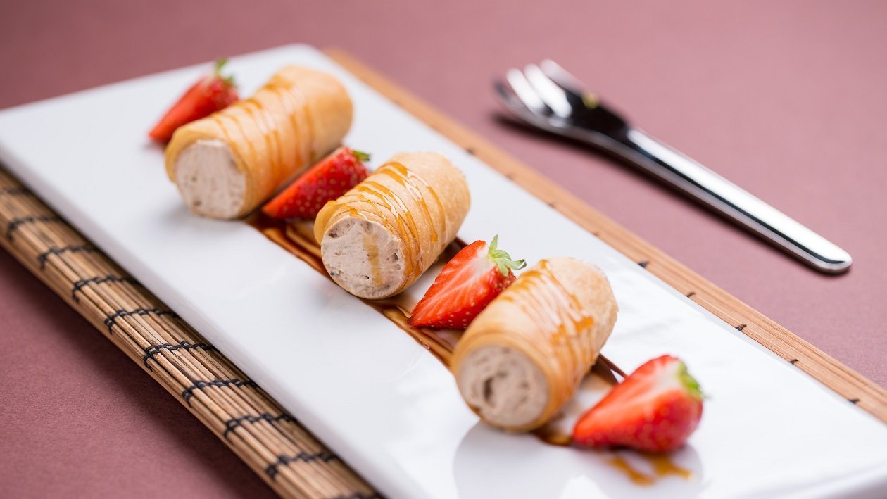 Kostanjeve tiramisu rolice Kostanjeve tiramisu rolice