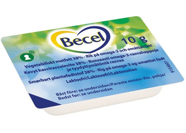 Becel Smörgåsmargarin, portion 200 x 10 g - Becel Smörgåsmargarin, portion 200 x 10 g -