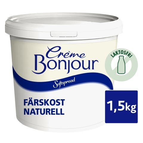Crème Bonjour Softspread Naturell 1 x 1,5 kg - Crème Bonjour Softspread Naturell 1 x 1,5 kg -