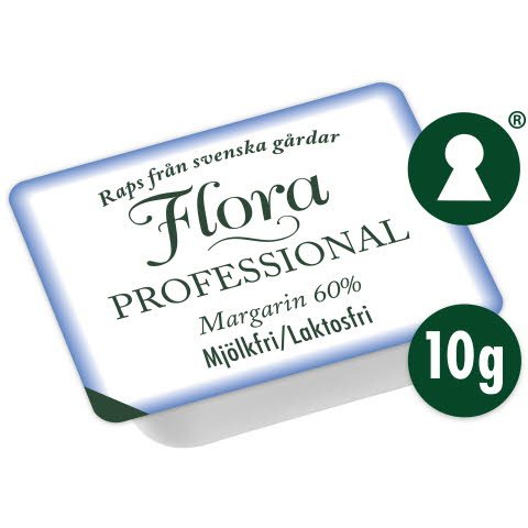 Flora PROFESSIONAL Mjölkfritt Smörgåsmargarin, portion, 200 x 10 g - Flora PROFESSIONAL Mjölkfritt Smörgåsmargarin, portion, 200 x 10 g -