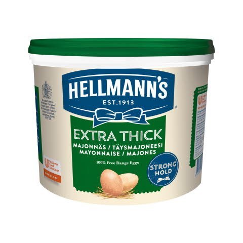 HELLMANN'S Majonnäs Extra Thick, 1 x 5 kg - HELLMANN'S Majonnäs Extra Thick, 1 x 5 kg -