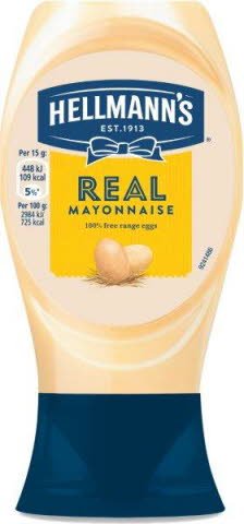 HELLMANN'S Majonnäs Real Sqeezy, 8 x 225 ml - HELLMANN'S Majonnäs Real Sqeezy, 8 x 225 ml -