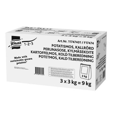 Knorr Cold Base Potatismos, kallrörd 3 x 3 kg - Knorr Cold Base Potatismos, kallrörd 3 x 3 kg -