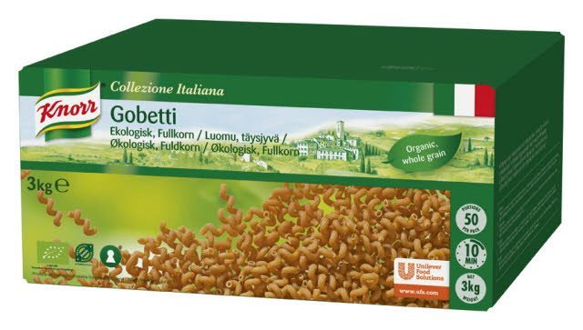 Knorr Ekologisk Gobetti, Fullkorn 1 x 3 kg - Knorr Ekologisk Gobetti, Fullkorn 1 x 3 kg -