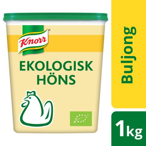 Knorr Hönsbuljong, lågsalt, Ekologisk, pulver 3 x1 kg - Knorr Hönsbuljong, lågsalt, Ekologisk, pulver 3 x1 kg -