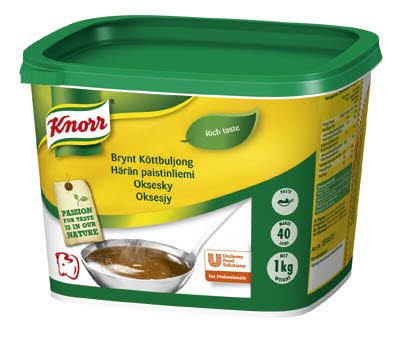 Knorr Köttbuljong, Brynt, pasta 2 x 1 kg - Knorr Köttbuljong, Brynt, pasta 2 x 1 kg -