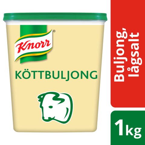 Knorr Köttbuljong lågsalt 3x1kg -