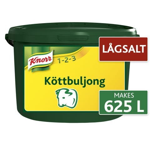 Knorr Köttbuljong, lågsalt, pulver 1 x 5 kg - Knorr Köttbuljong, lågsalt, pulver 1 x 5 kg -