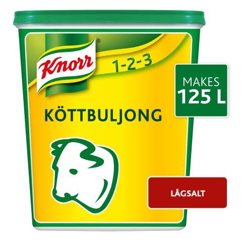 Knorr Köttbuljong, lågsalt, pulver 3 x 1 kg - Knorr Köttbuljong, lågsalt, pulver 3 x 1 kg -