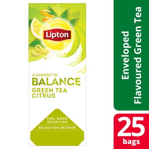 Lipton Classic Green Tea Citrus 6 x 25 påsar -