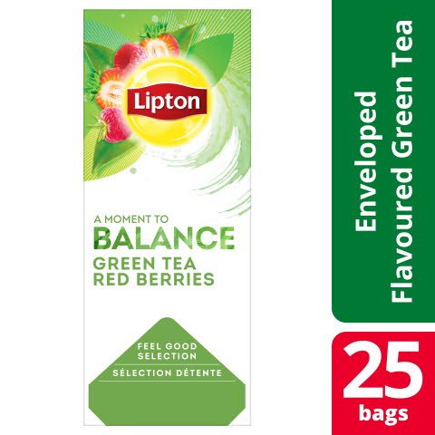 Lipton Classic Grönt te Röda bär, 6x25 st -