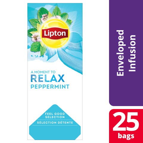 Lipton Classic Pepparmint Infusion, Örtte 6 x 25 påsar - Lipton Classic Pepparmint Infusion, Örtte 6 x 25 påsar -