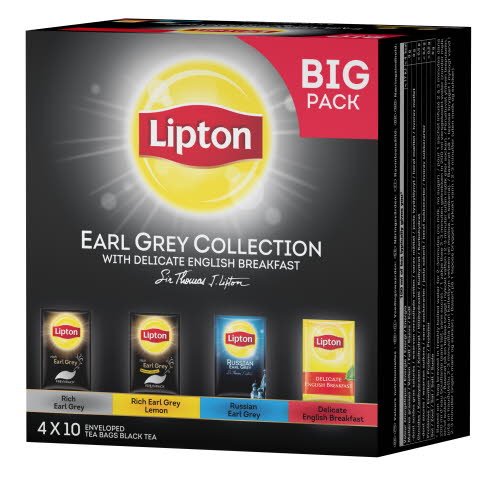 Lipton Earl Grey Variety Pack 12 x 40 påsar -