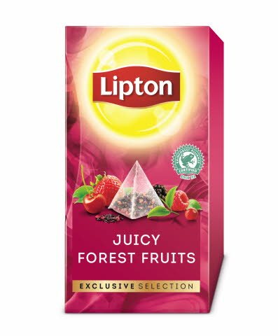 Lipton Forest Fruits, pyramid 6 x 25 påsar -